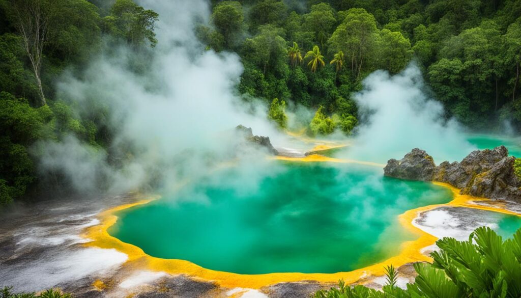 Sulphur Springs in St. Lucia