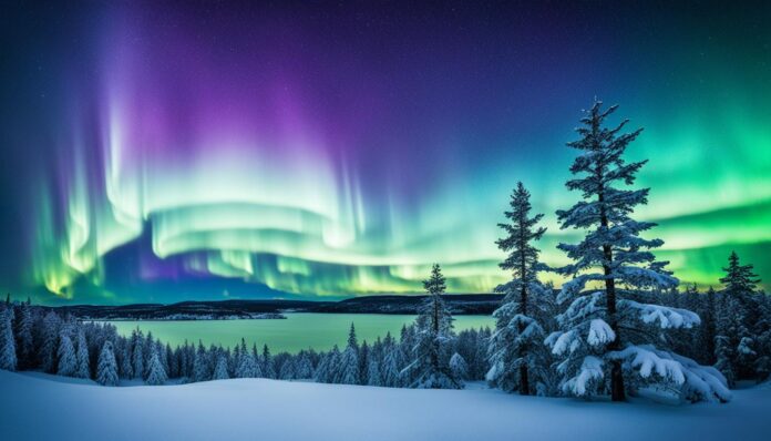 Where to see the Northern Lights in Sweden during December?