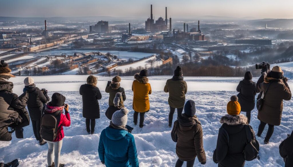 Winter sightseeing in Ostrava