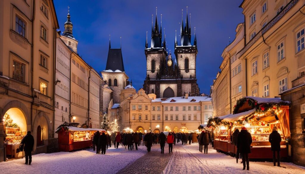 attractions in Prague during the winter season