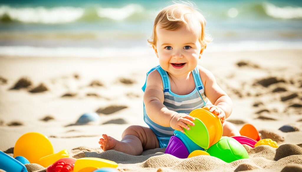 best activities for babies at the beach