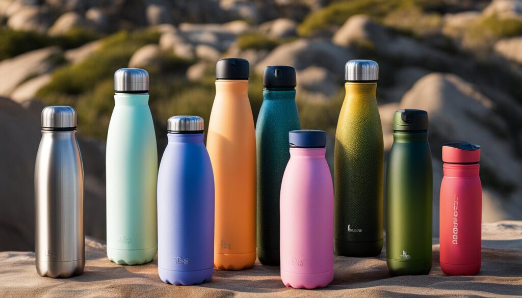 double-walled water bottles for cold drinks