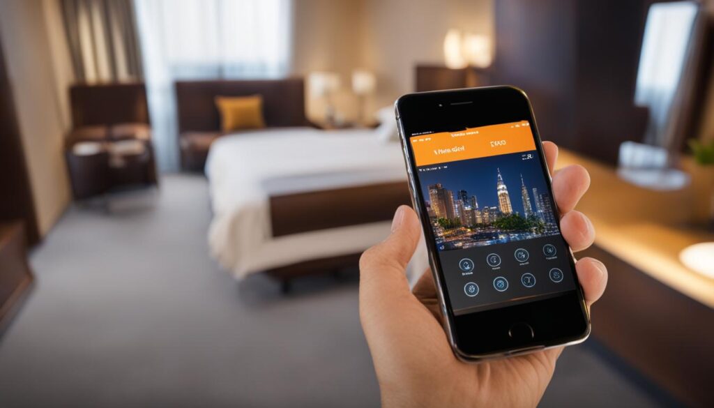 efficient hotel booking app