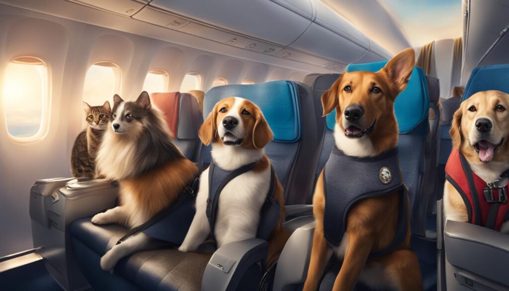 emotional support animals on airplanes