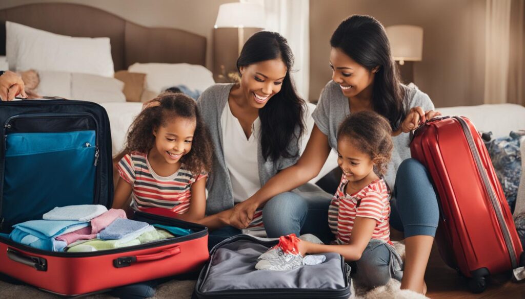 packing checklist for family travel