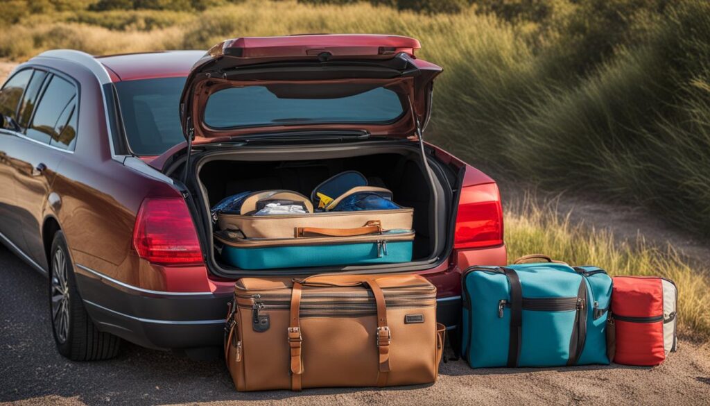 packing tips for road trips