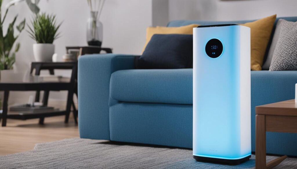 portable air purifier for health and wellness