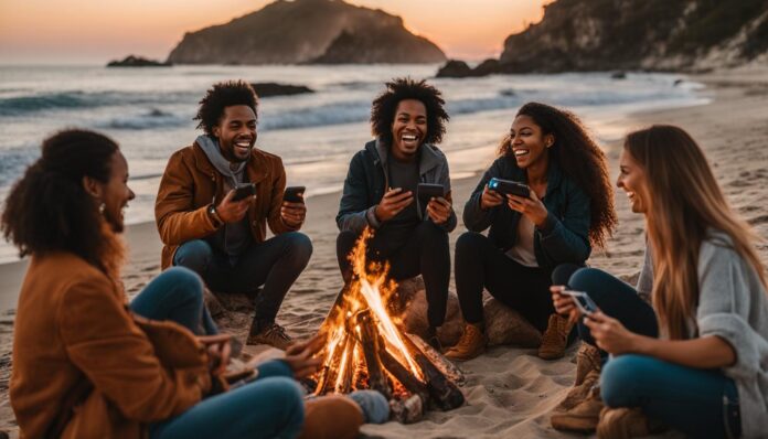 staying connected with travel friends