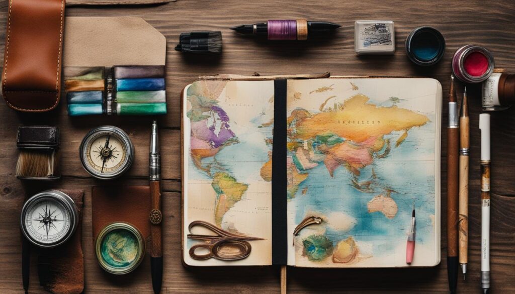 travel journaling supplies