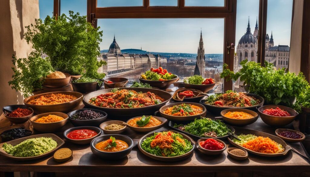 vegetarian and vegan options in Budapest