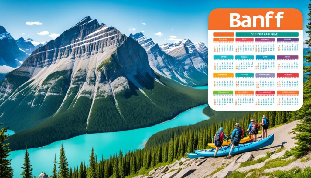 Banff outdoor activities schedule