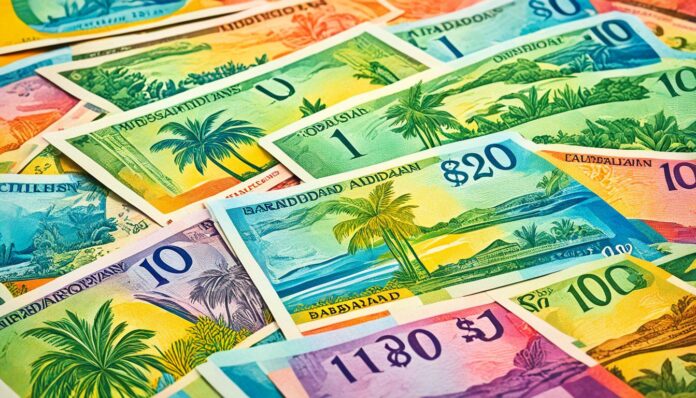 Barbadian dollar usage