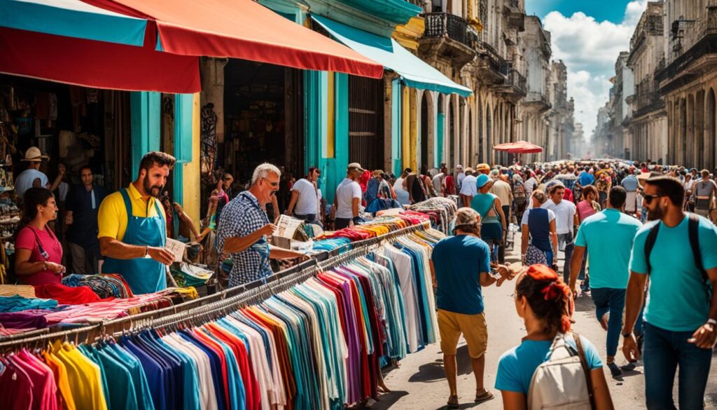 Bargain shopping in Havana