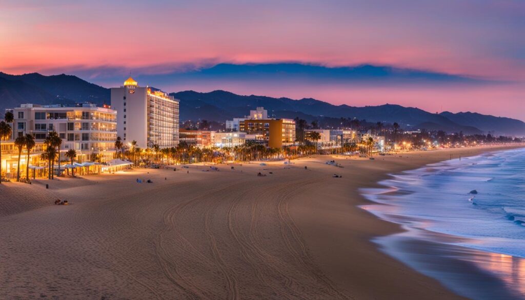 Beachfront hotels in Santa Monica