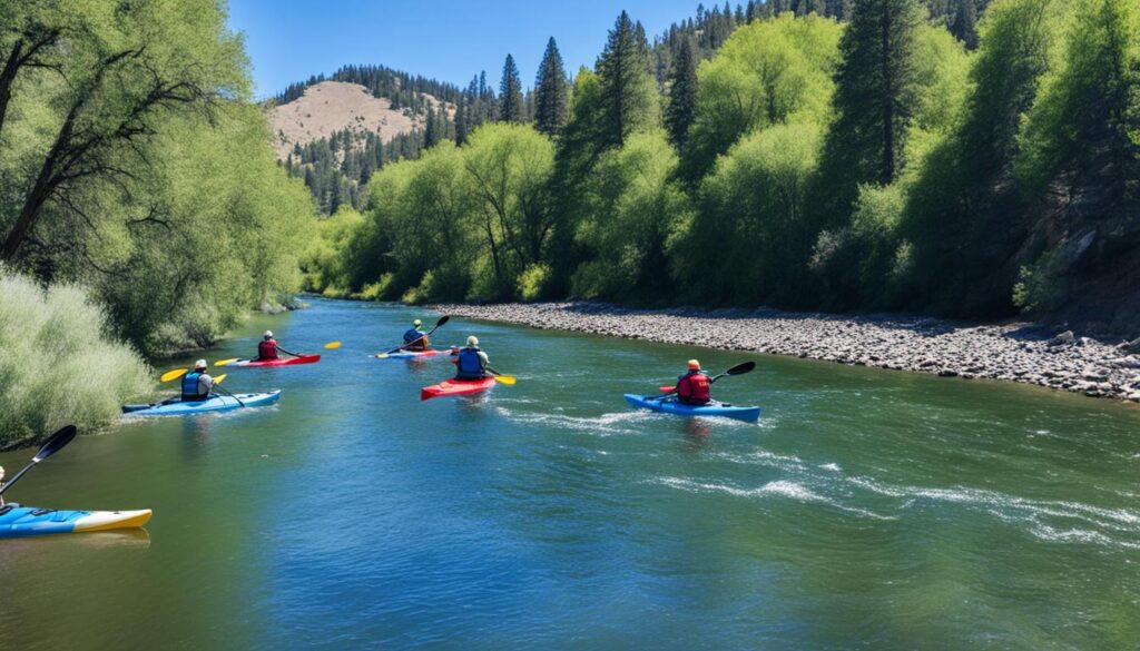 Beginner Kayak Lessons on Carson River