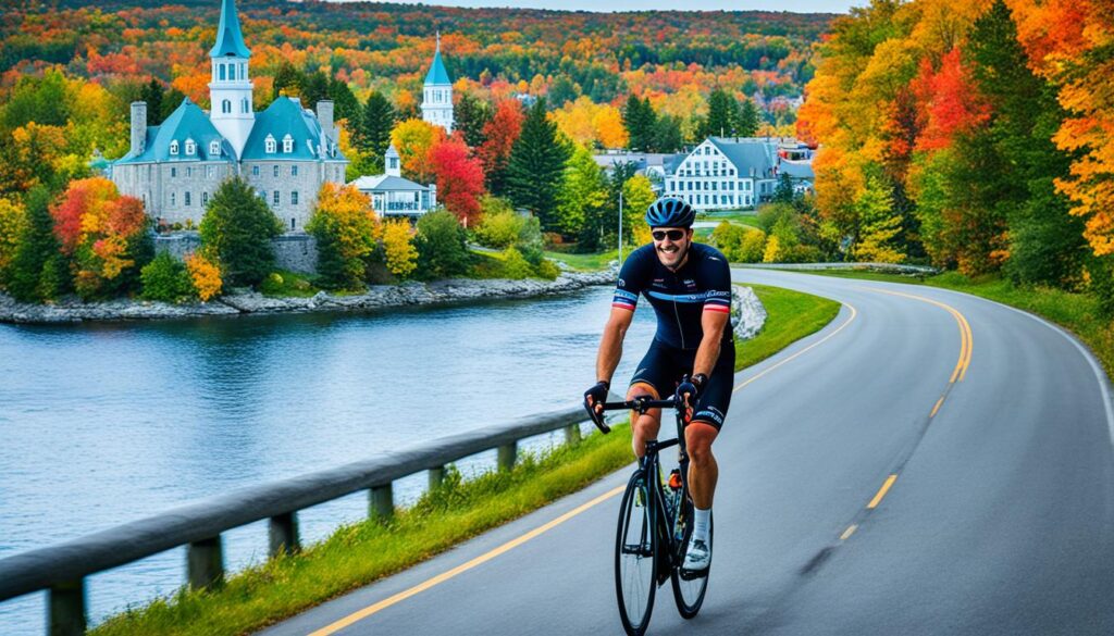 Biking in Quebec City