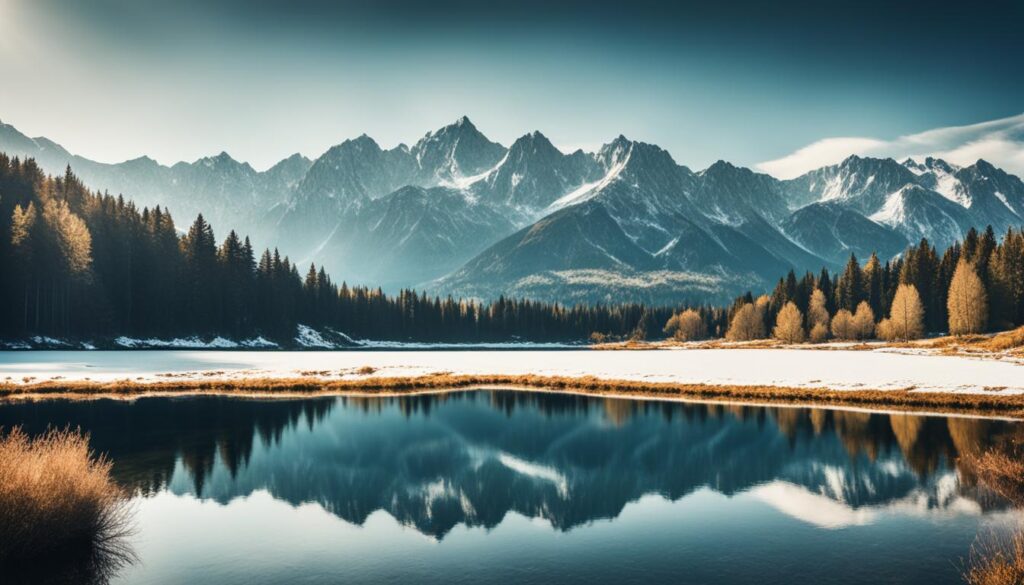 Breathtaking view of the High Tatras