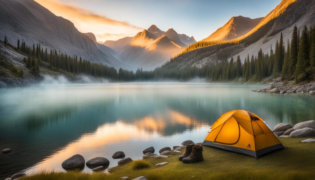 Camping in Banff National Park