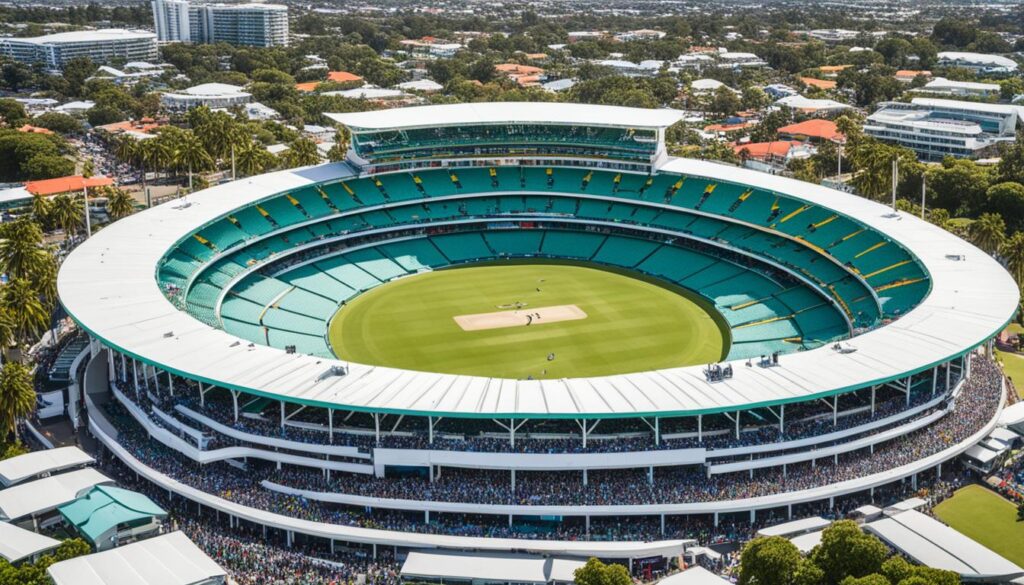 Can visitors watch cricket matches at the Kensington Oval?
