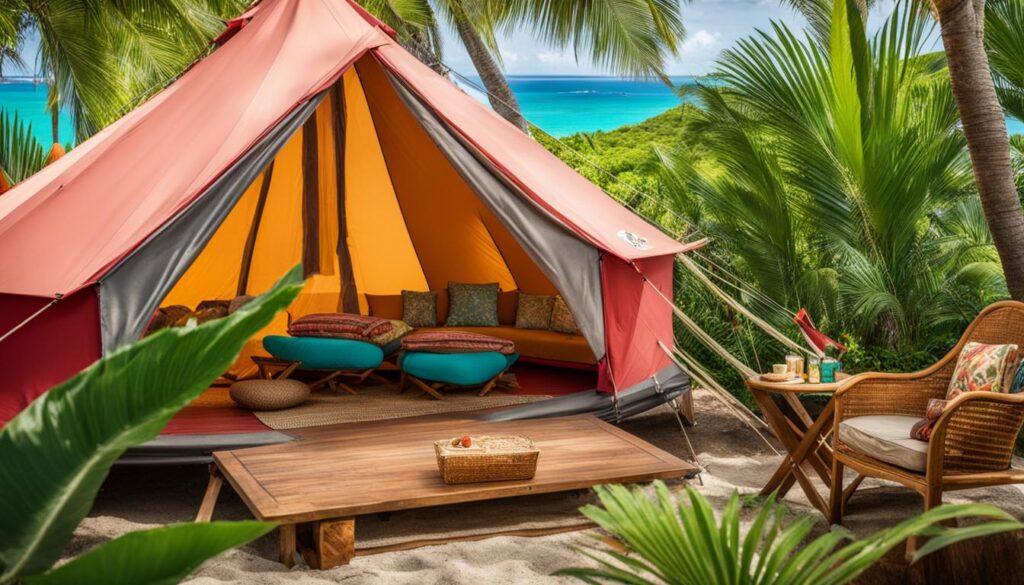 Caribbean glamping for families