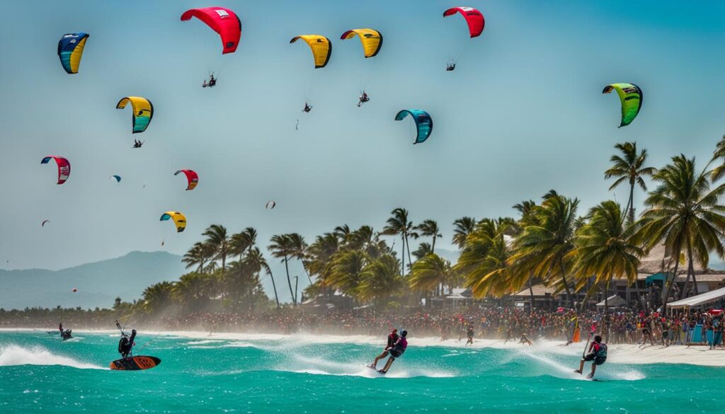 Caribbean kiteboarding competitions