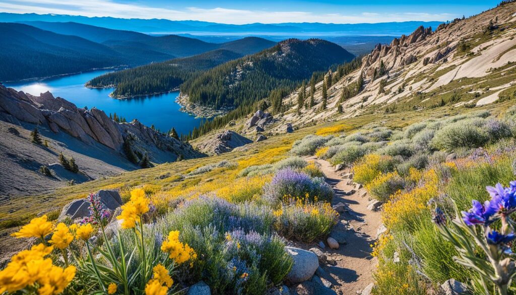 Carson City hiking trails with panoramic views
