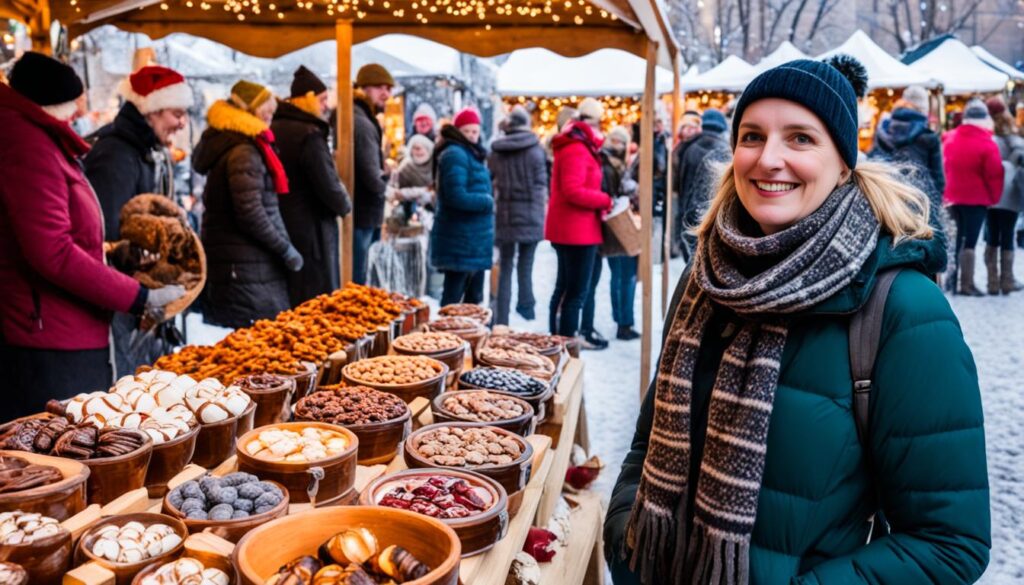 Christmas Market Vendors in Quebec City