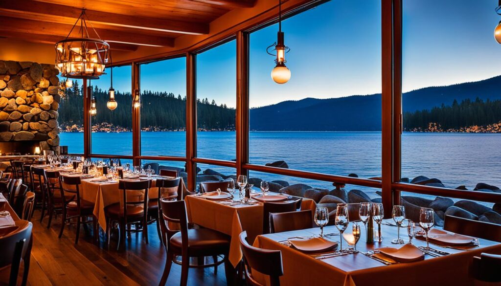 Dining in Lake Tahoe