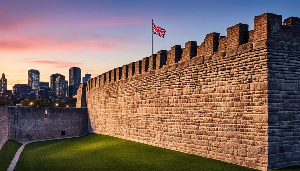 Fort York fortification walls