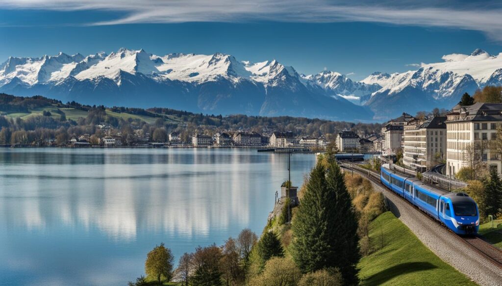 Geneva to Montreux Train