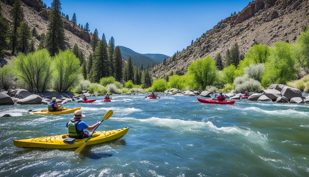 Guided Kayak Tours on Carson River