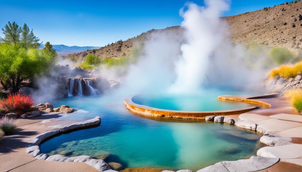 Hot springs and geothermal pools in the Reno area