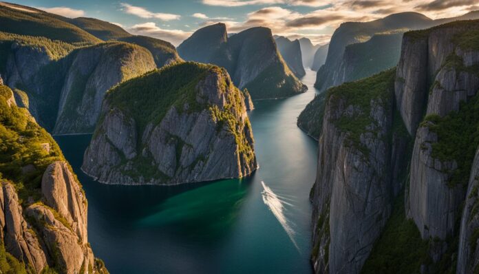 How do I plan a boat trip to Lysefjord and Preikestolen?