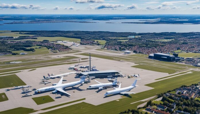 How to get from Roskilde Airport to the city center?