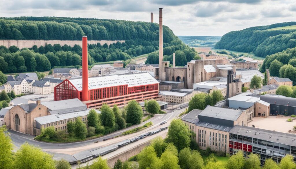 Industrial heritage of the Red Rock Region in Luxembourg