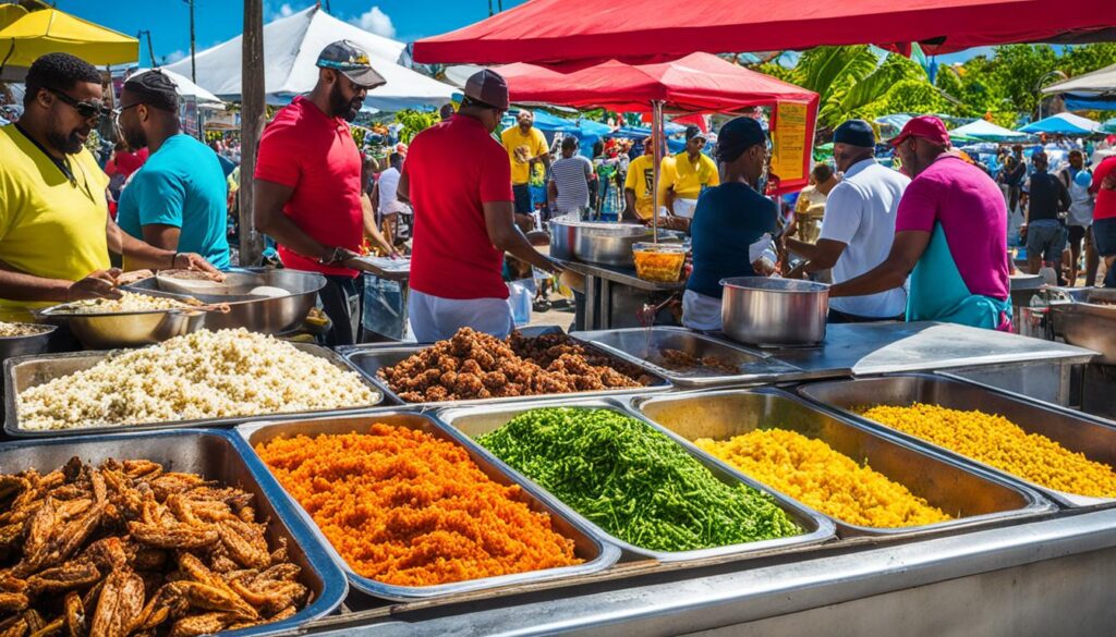 Jamaican street food