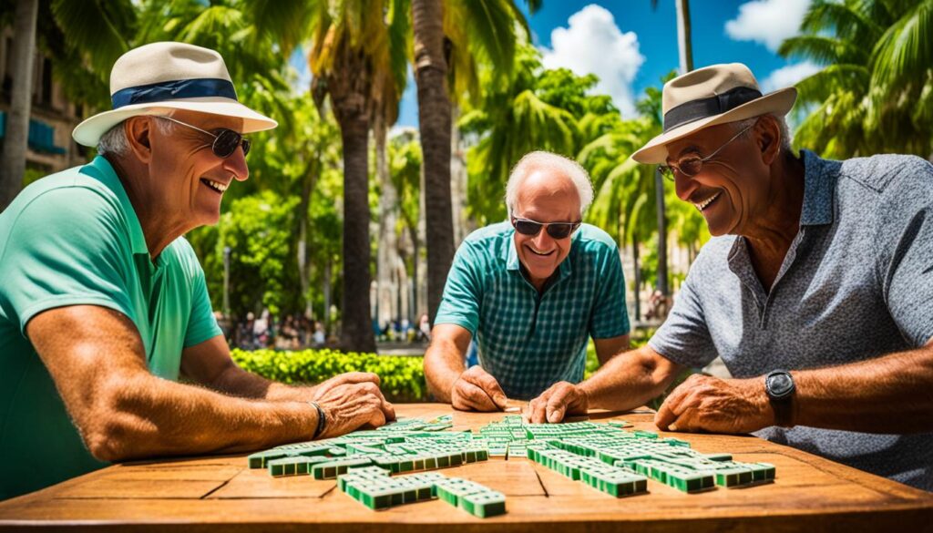 Learning to play dominoes like a local in Havana parks