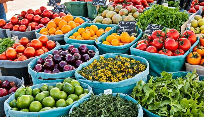 Local farmers markets and artisan shops in San Diego