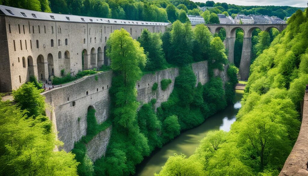 Luxembourg City historic attraction Bock Casemates
