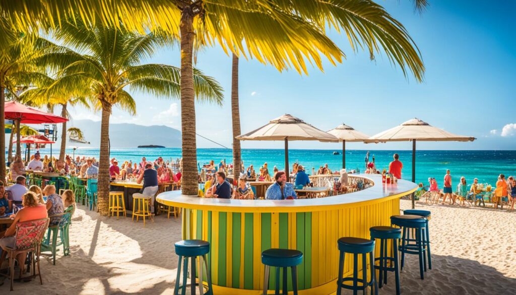 Montego Bay beachfront bar