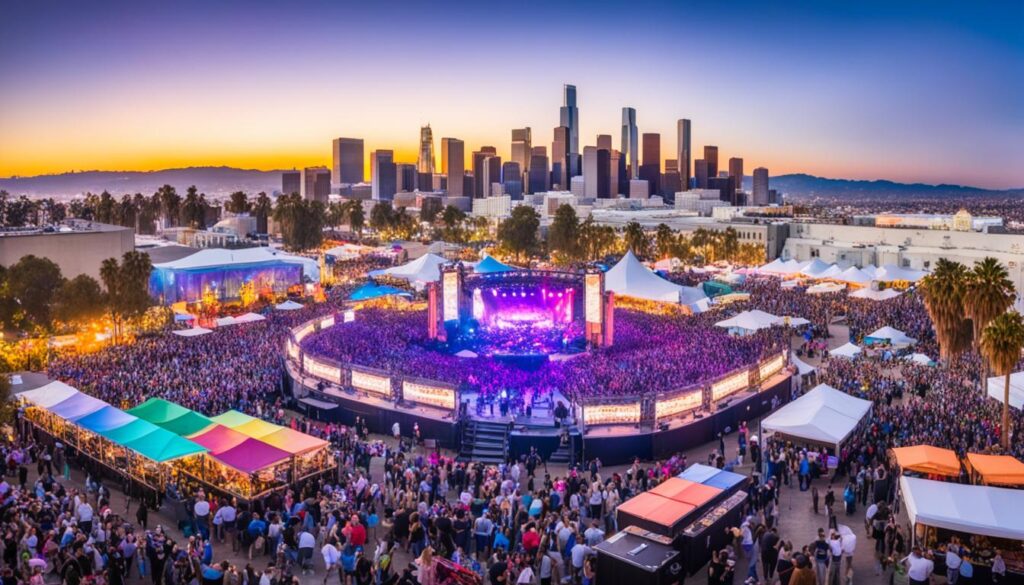 Music festivals in Los Angeles