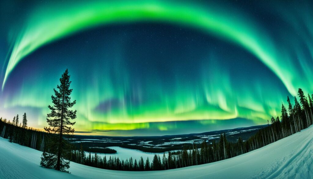 Northern Lights viewing spots in Finland
