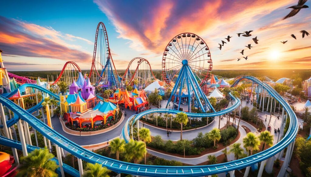 Orlando theme park off-peak 2024