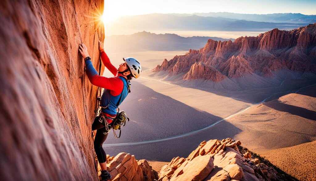 Outdoor climbing excursions in Nevada
