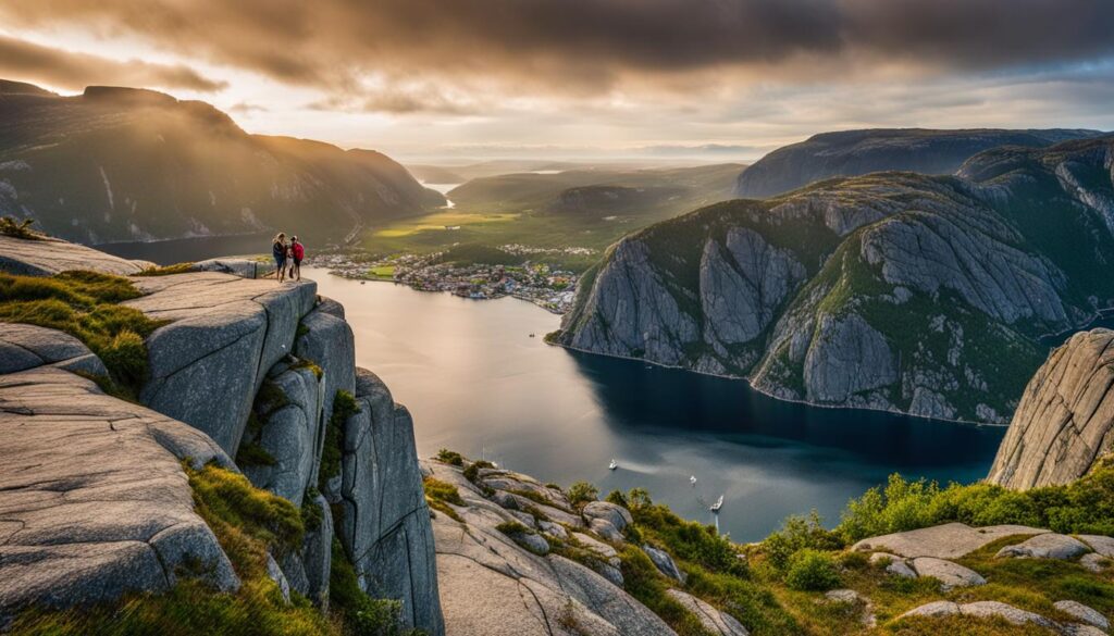 Pulpit Rock hiking trail in Stavanger