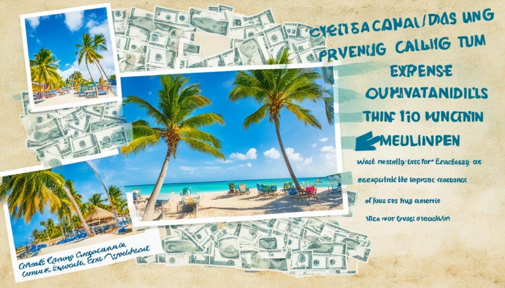 Punta Cana expenses breakdown