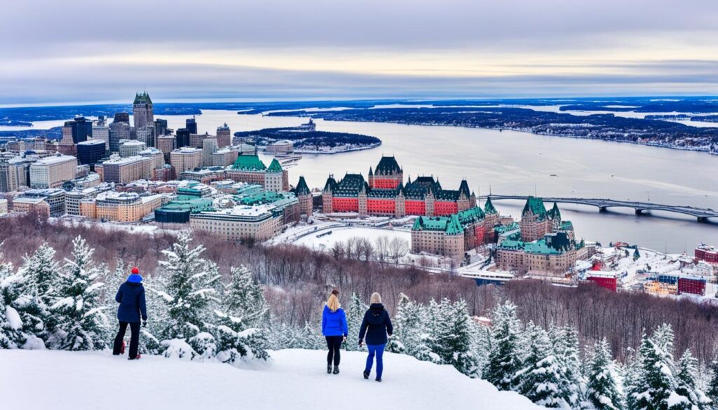 Quebec City winter sightseeing