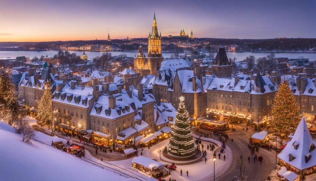 Quebec City winter wonderland