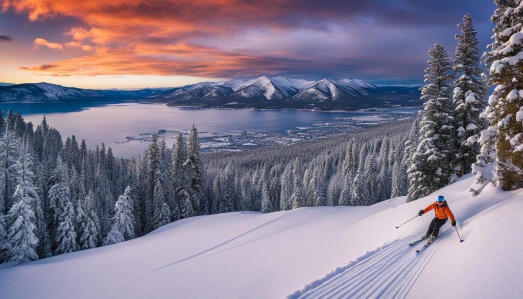 Reno or Lake Tahoe for skiing