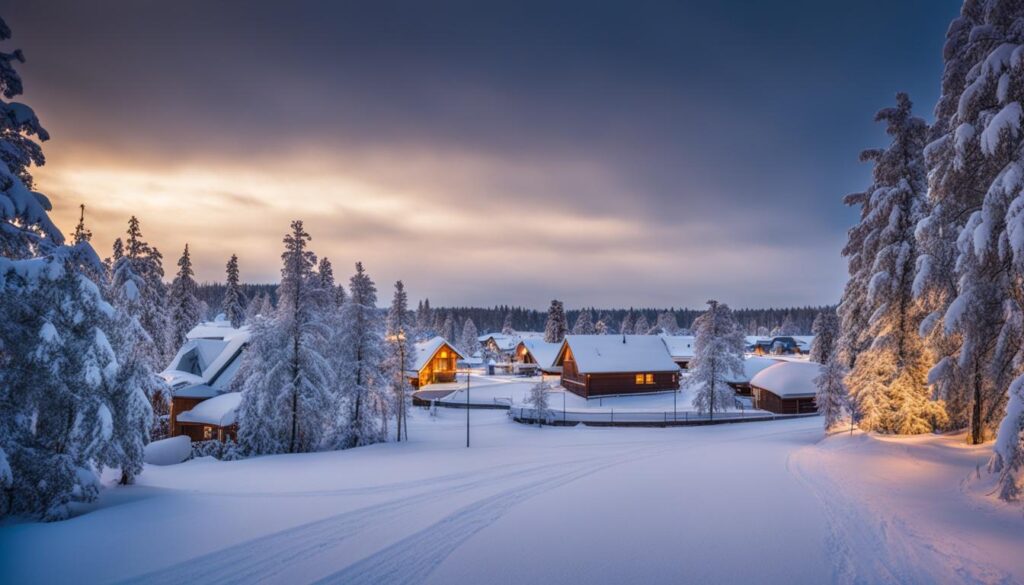 Rovaniemi Christmas temperature